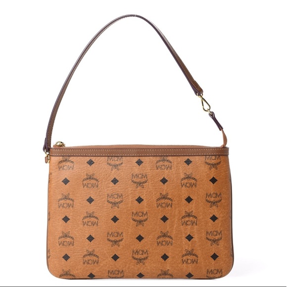 MCM Bags Mcm Visetos Cognac Pouch Poshmark